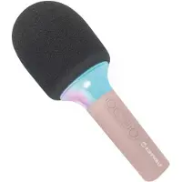 KIDYWOLF KIDYMIC Roze – Draadloze Karaoke Microfoon voor Kinderen met Bluetooth, LED Lichteffecten & Stemvervorming
