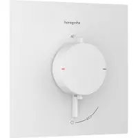 Hansgrohe Afbouwdeel ecostat comfort e inbouwthermostaat voor 1 functie mat wit