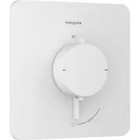 Hansgrohe Afbouwdeel ecostat comfort q inbouwthermostaat voor 1 functie mat wit