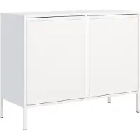 Selsey Velveto - Dressoir met 2 deuren, Wit, 100 cm