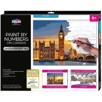 Zieler Paint By Numbers Big Ben Painting Kit Veelkleurig Kinderen