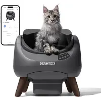 Catlink Open X - Open Top Zelfreinigende Automatische Kattenbak Grijs - -C08-G