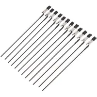 Typecat 12 Stuks Modelverfstandaard Basishouder Magnetische Buigbare Alligator Clip Sticks Set Modelleergereedschappen voor Airbrush