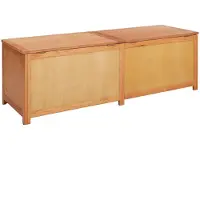 vidaXL Opbergbox 150 x 45 x 45 cm Massief Eikenhout