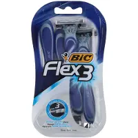 BIC Flex 3 Wegwerpscheermes voor mannen 4 St Geen data