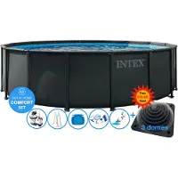 Intex Ø 488 x 122 cm Ultra XTR Frame COMFORT zwembad set – rond