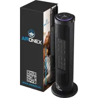 Aironex Elektrische Kachel 2000 Watt van - Keramische Zwarte Kachelventilator - Kachel Electrisch - Verwarming Elektrisch - Heater - Ventilatorkachel met afstandsbediening en timerfunctie