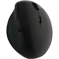 Logilink ID0139 Ergonomische muis Radiografisch Optisch Zwart 6 Toetsen 1600 dpi Ergonomisch