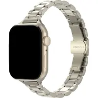 Selencia Slim Steel schakelbandje voor de Apple Watch | 38/40/41/42 mm - Sterrenlicht