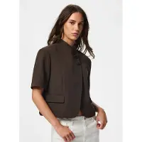 Pieces Pcolivia 2/4 Blazer Dames Bruin M