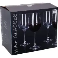 Atmós Fera Wijnglazenset Rode Wijn 6-delig 465ml Transparant transparant Glas