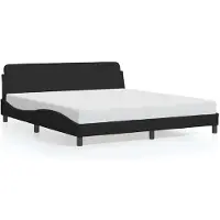 vidaXL Bedframe "Dover" kunstleer zwart 183x213 cm