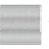 vidaXL Venetiaanse jaloezie Wit 130 x 130 cm 35 mm