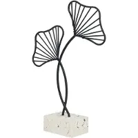 QUVIO Ginkgo blad - Decoratie - Zwart