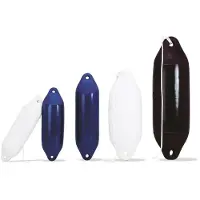 PLASTIMO Performance Uninflated With Rope Fender Zwart 21 x 62 cm