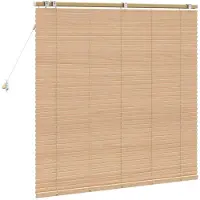 vidaXL Venetiaanse jaloezie Eiken Look 140 x 130 cm 35 mm