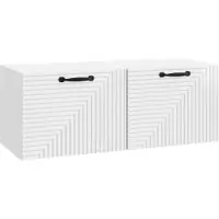 vidaXL Wandmontage TV-kast Hoogglans Wit 78,5 x 31 x 30 cm