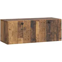 vidaXL Wandmontage TV-kast Oud hout 78,5 x 31 x 30 cm Bewerkt hout
