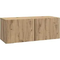 vidaXL Wandmontage TV-kast 78,5 x 31 x 30 cm Artisanaal eiken