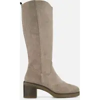 Feyn Hoge laarzen taupe Suede Maat 42