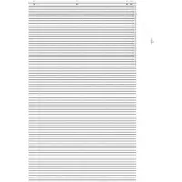 vidaXL Venetiaanse jaloezie Wit 155 x 250 cm 35 mm
