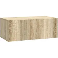 vidaXL Wandmontage TV-kast 78,5 x 41 x 30 cm Sonoma Eiken Bewerkt hout