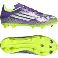 Adidas Sportschoen 'F50 League' geel / zilvergrijs / appel / donkerlila