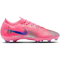 Nike Zoom Mercurial Vapor 16 Vinicius Júnior Pro Gras Voetbalschoenen (FG) Felroze Paars Zilver