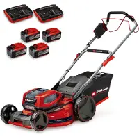 Einhell Power X-Change GP-CM 36/52 S Li BL (4x5,2Ah) Accu-grasmaaier Accu Incl. 2 Twincharger-opladers, Incl. 4 accus 18 V Snijbreedte max. 52 cm