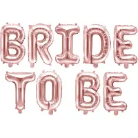 Party Deco Partydeco - Folieletters Bride To Be Rose Gold