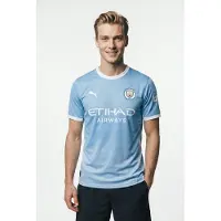 Puma Tricot 'Manchester City Heimtrikot 2026/27' cyaan blauw / wit