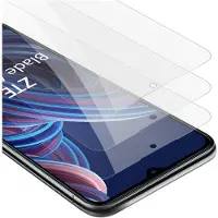 Cadorabo 3x Screenprotector geschikt voor ZTE Blade A72 5G - Beschermende Pantser Film in KRISTALHELDER - Getemperd (Tempered) Display beschermend glas in 9H hardheid met 3D Touch