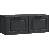 vidaXL Wandmontage TV-kast Zwart 78,5 x 31 x 30 cm Bewerkt hout