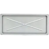 Altom Design Serie - Sproei Mat - 55x24 cm - Duurzaam Kunststof - Zilver