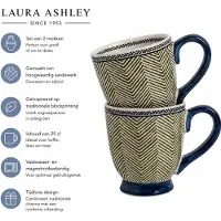 Laura Ashley Hedingham Collectables - Giftset 2 Minimokkken Edwin Blue Sage 20 cl.