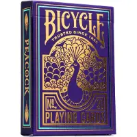 Cartamundi Purple Peacock - Premium Speelkaarten - Poker - Ultimates - Met Cold-Foil afwerking