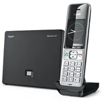 Gigaset BasicLine IP+COMFORT 500HX DECT, GAP, IP-DECT/GAP, VoIP Draadloze VoIP-telefoon Zwart/zilver