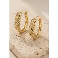 Trend Oorbellen- Goudkleurig - Verguld - Roestvrijstalen oorbellen - sieraden – Cadeau tip – Hip - Trendy