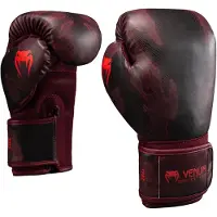 Venum Spectre Bokshandschoenen – Premium Kickboks & Muay Thai Bescherming – Zwart/Rood - 16 OZ