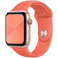 Apple Sport Band voor de Watch | 44/45/46/49 mm - Maat M/L - Clementine