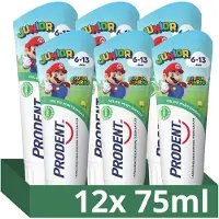 Prodent - Tandpasta - Junior 6-13 jaar - Super Mario - 12 x 75 ml - Voordeelverpakking