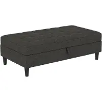 Dorel Home Hocker met bergruimte Presley Hocker met bergruimte, vrij plaatsbaar, zithoogte 43 cm