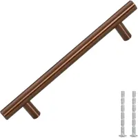 vidaXL Handvatten 10 st 128 mm roestvrij staal bronskleurig