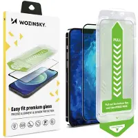 Wozinsky Premium Glass - E-reader schermbescherming - iPhone 15 Plus - Zwarte rand - 9H