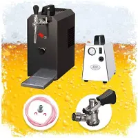 Ich-zapfe Complete Set - Biertap JET 30 1-kraans, 35 liter/uur - Droogkoeler, Thuistap, Bierkoeler - zonder fustkoppeling