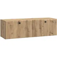 vidaXL Wandmontage TV-kast 98 x 31 x 30 cm Artisanaal eiken