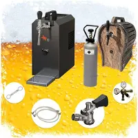 Ich-zapfe Kompleet set JET 30 biertap - 1-kraans droogkoeler 35 l/uur met houten vat