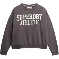 Superdry Sweatshirt antraciet / wit
