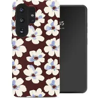 Selencia Vivid Backcover met MagSafe voor de Samsung Galaxy S26 Ultra - Choco Flower Pop