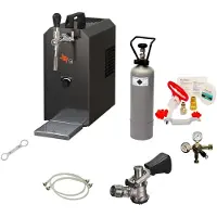 Ich-zapfe Zapftap JET 30 Kompleet Bierpakket: Bierkoffer Doorstroomkoeler 35 l/u, Reinigingsset & NC Adapter